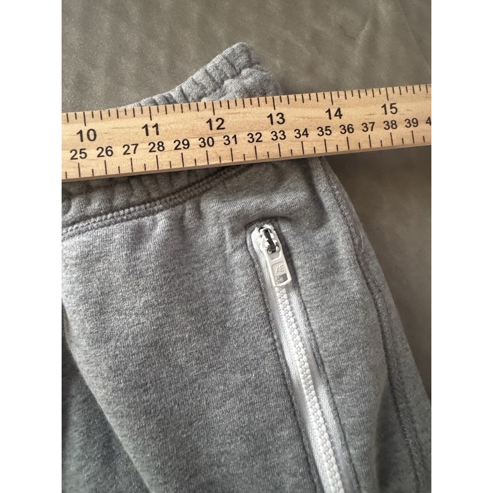 American Eagle Zip Pocket Jogger Sweatpants Gray Sz Small Athleisure - Picture 9 of 10